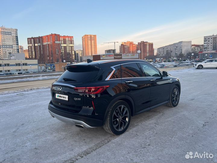 Infiniti QX50 2.0 CVT, 2018, 86 000 км