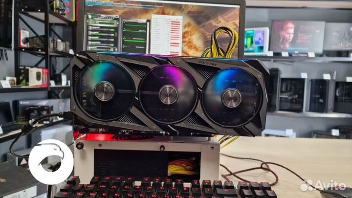 Видеокарта Nvidia RTX 3070ti Asus Rog Strix 8GB