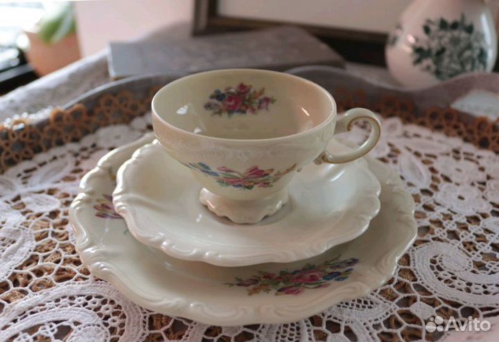 Кофейная тройка Rosenthal Pompadour Германия