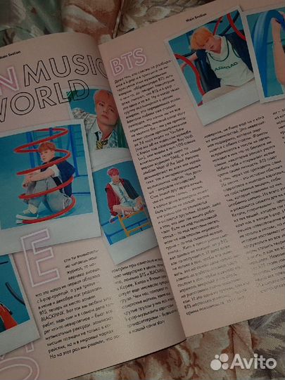 Журнал Elle Girl Blackpink BTS