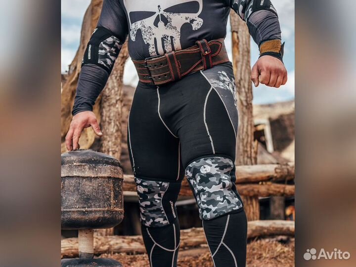 Пояс для пауэрлифтинга с пряжкой 10 см Onhillsport