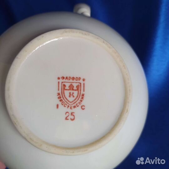 Чайный сервиз коростень фарфор