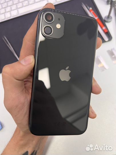Корпус со шлейфами iPhone 11 оригинал