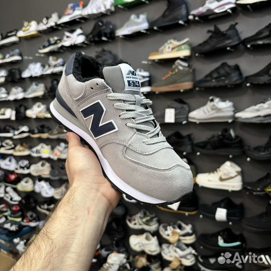 Кроссовки мужские зимние с мехом New balance 574