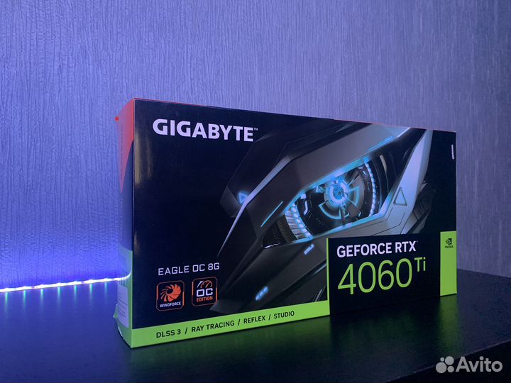 Новая Gigabyte GeForce RTX 4060 Ti eagle 8GB
