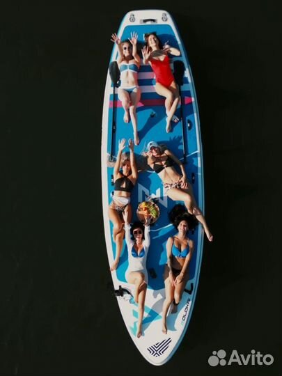 Прогулка на sup board до 8 человек на одной доске