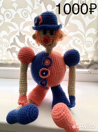 Вязаные игрушки ручной работы