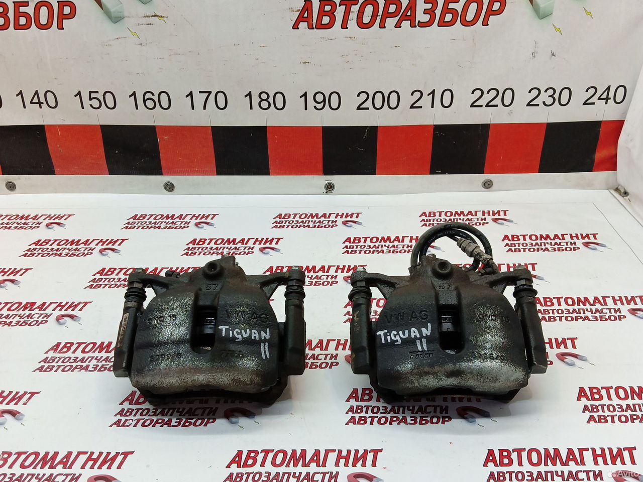 Супорт тормозной передний Фольксваген Тигуан 2
