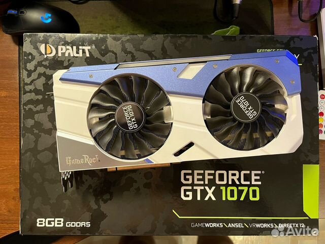 Видеокарта GTX 1070 GameRock купить в Омске | Электроника | Авито