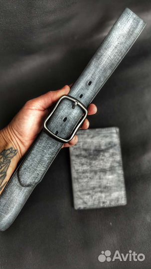 Ремень кожаный. Ручная работа