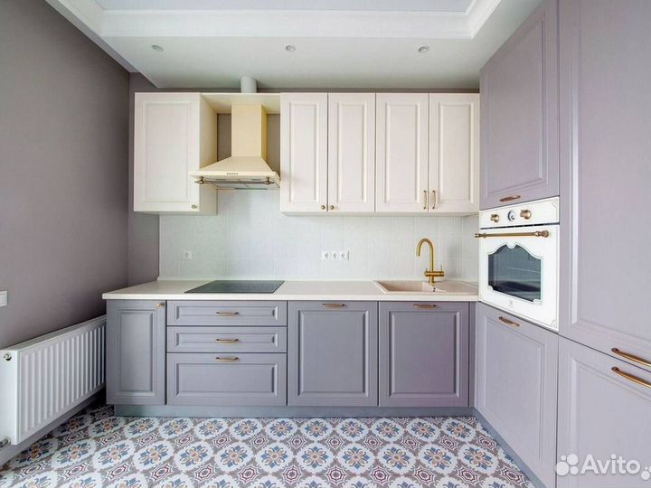 Кухонный гарнитур угловой в потолок на заказ