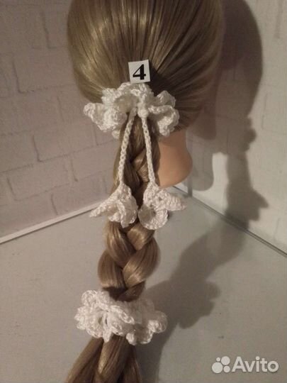 Набор резинок для волос, нежные цветы