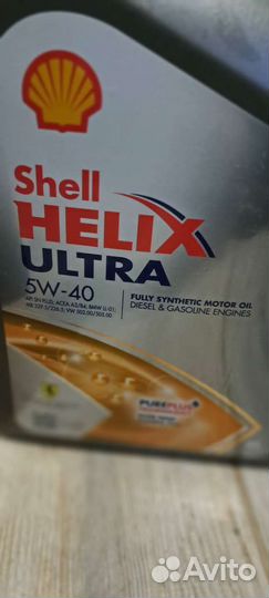 Масло моторное Shell Helix Ultra Original Europe