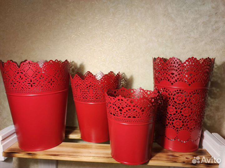 Кашпо и подсвечник икеа