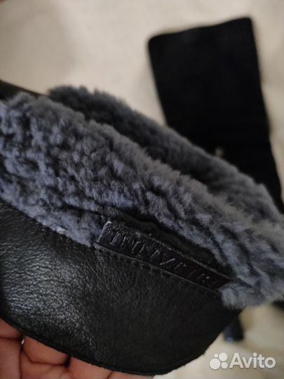 Сапоги женские зимние натуральные замшевые