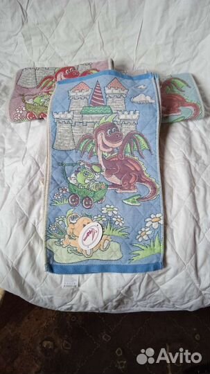 Полотенца Стеганные хлопок+лён