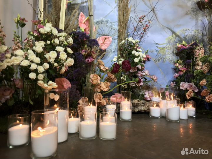 Аренда насыпных свечей