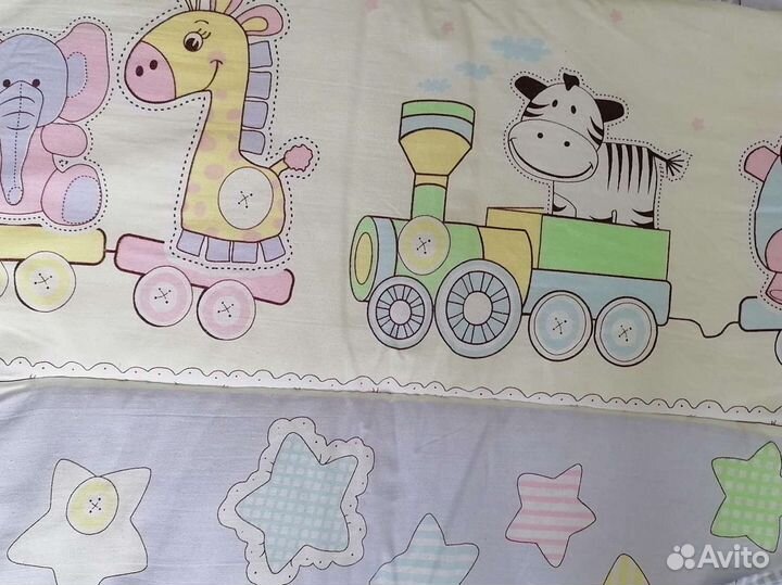 Бортики в детскую кроватку бу