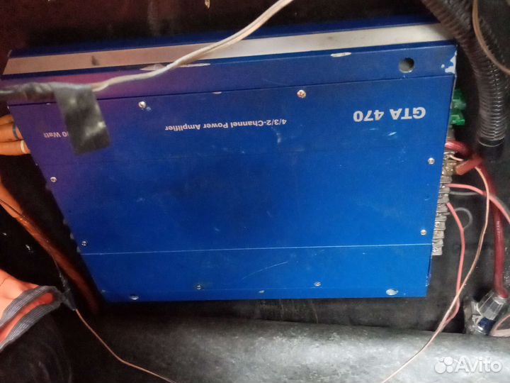 Автомобильный усилитель 4 канала