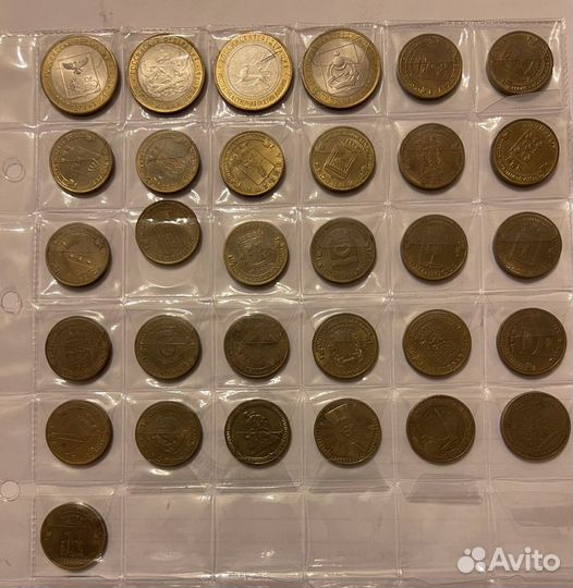 10 монеты биметалл и гвс