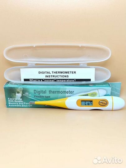 Цифровой электронный термометр, градусник, новый