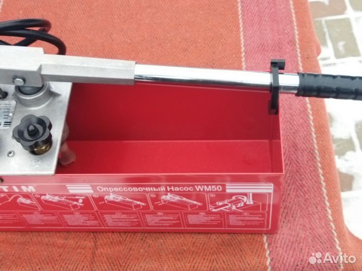 Опрессовочный насос WM-50. 13 л-60 бар