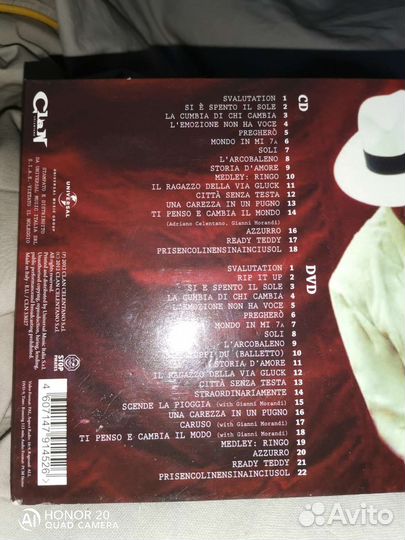 CD+Dvd Аdriano Live