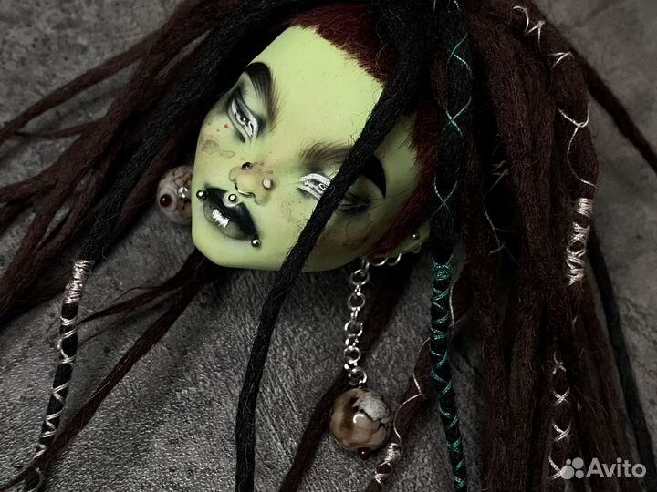 Монстер хай ооак голова monster high ooak Венера