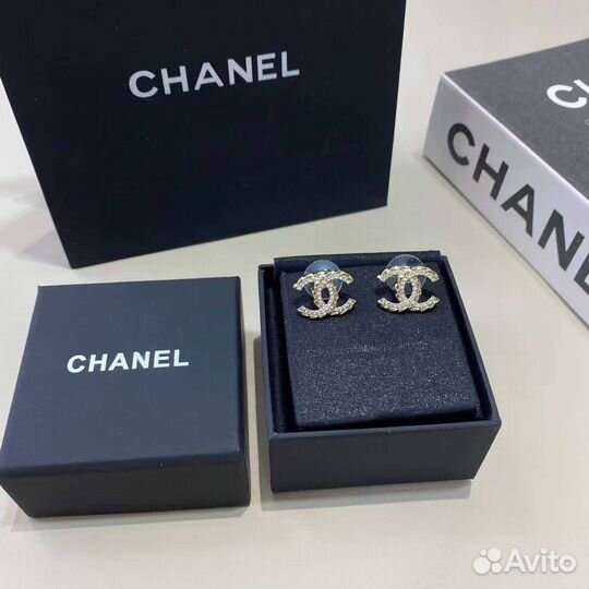 Серьги chanel