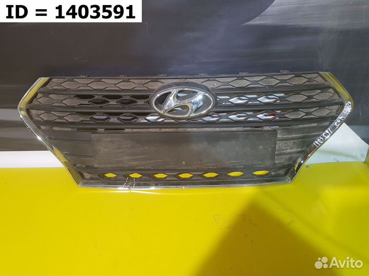 Решетка радиатора Hyundai Solaris