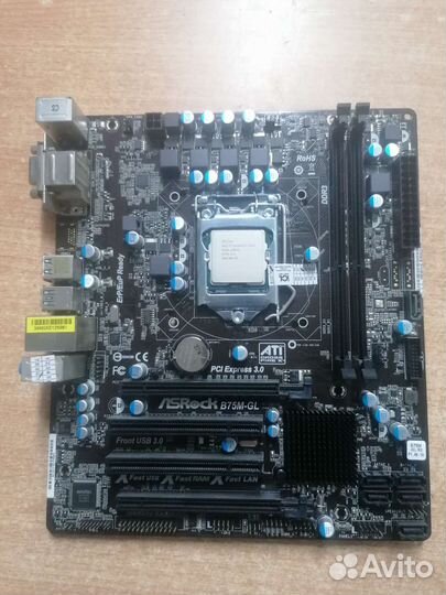 Материнская плата s1155 b75 Asrock