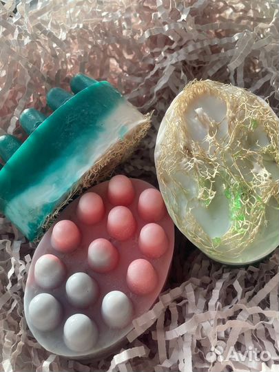 Антицеллюлитное мыло с люфой