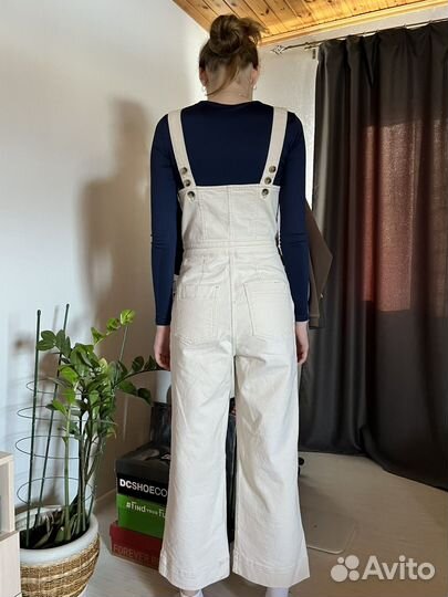 Комбинезон бежевый джинсовый