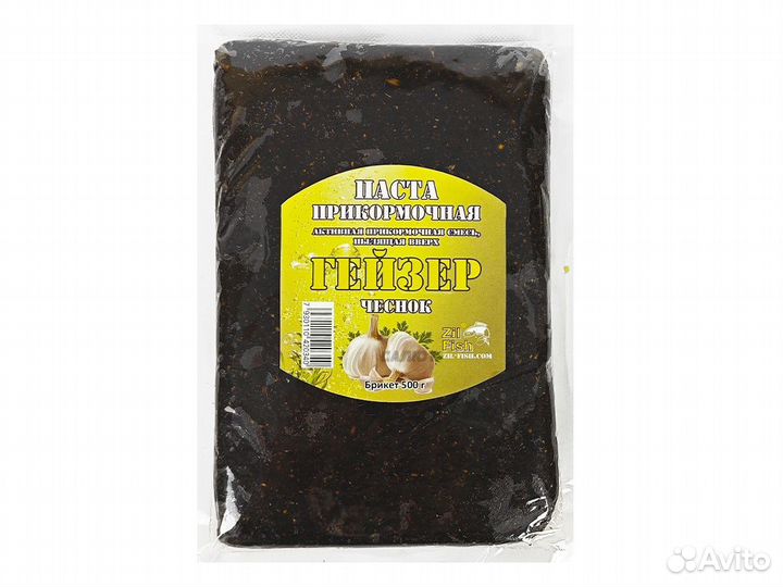 Паста прикормочная Zil Fish Гейзер 500гр (Кукуруза