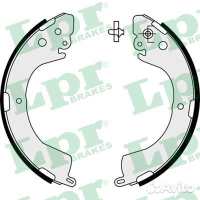 Колодки торм.бар.mitsubishi L200 96/L400 95-05