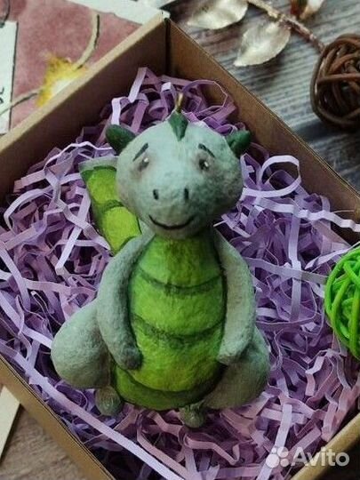 Ватная игрушка на ёлку 