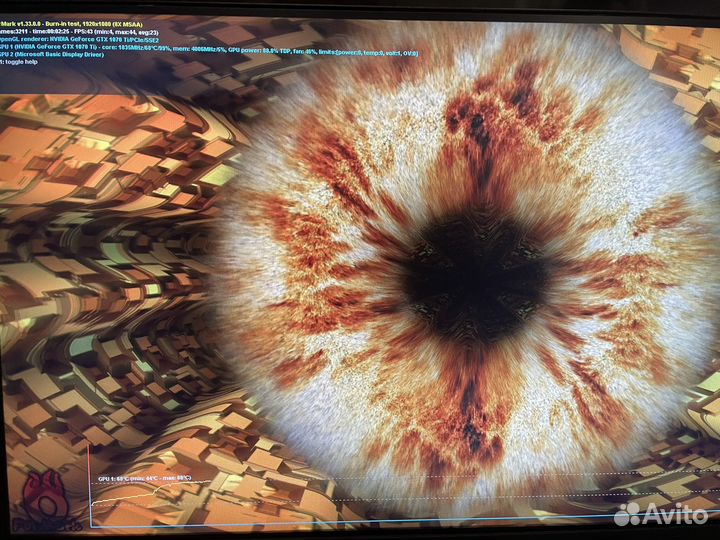 Видеокарта Msi GTX 1070 ti 8GB