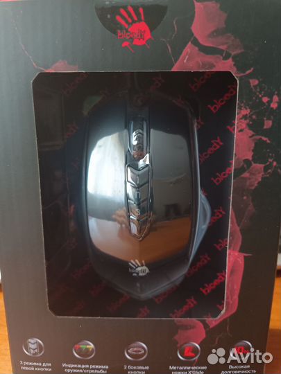 Игровая мышь a4tech bloody v8 black