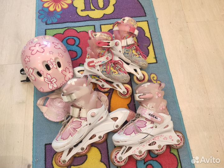 Роликовые коньки 26-29 и 30-33+ шлем