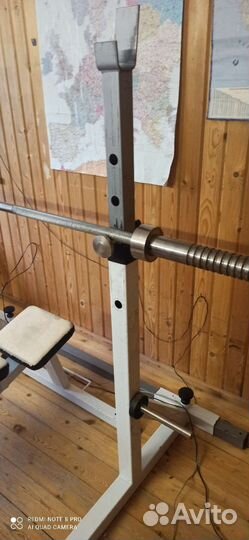 Стойка для штанги для приседа и жима