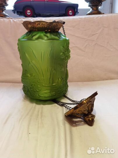 Лампа - плафон подвесная старинная