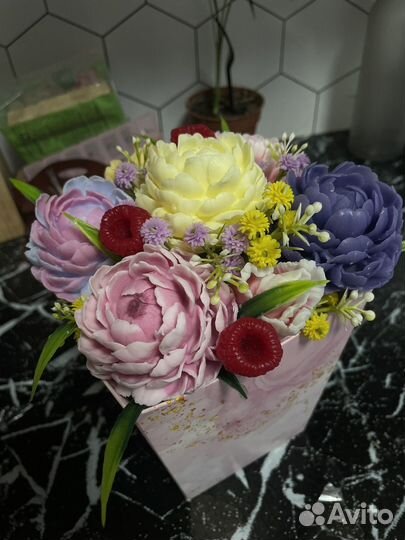 Букет из мыла