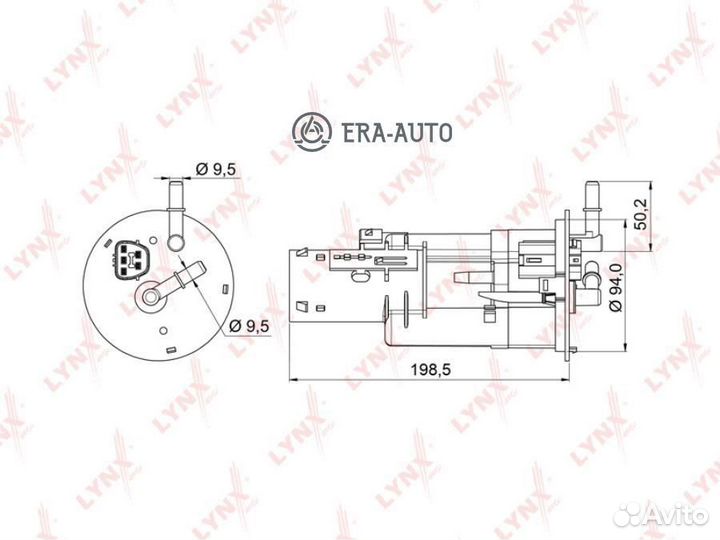 Lynxauto LF996M Фильтр топливный