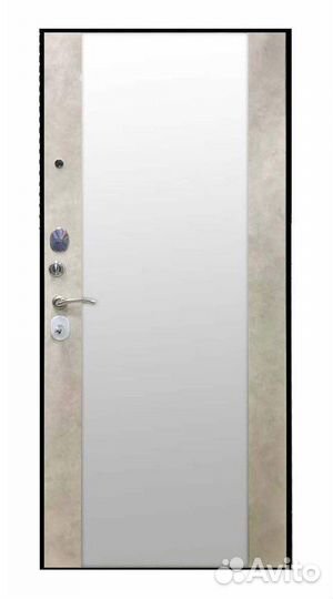 Дверь входная Невада с зеркалом