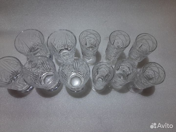Стопки,рюмки хрусталь