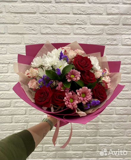 Цветы, Гипсофила, Розы, хризантемы, Доставка