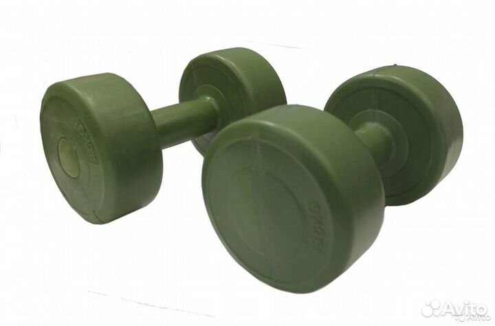 Гантель для фитнеса, гантель пластик 3,5 кг