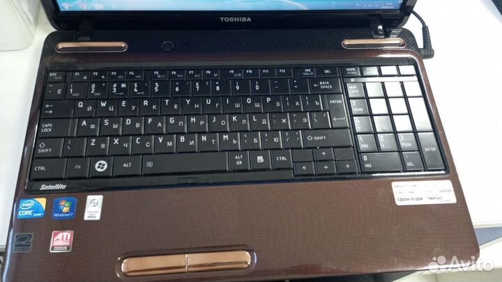 Ноутбук Toshiba core i3-m350 арт. Б46-9217