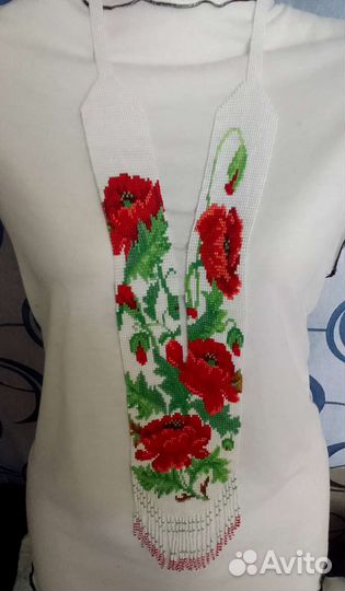 Гердан из бисера