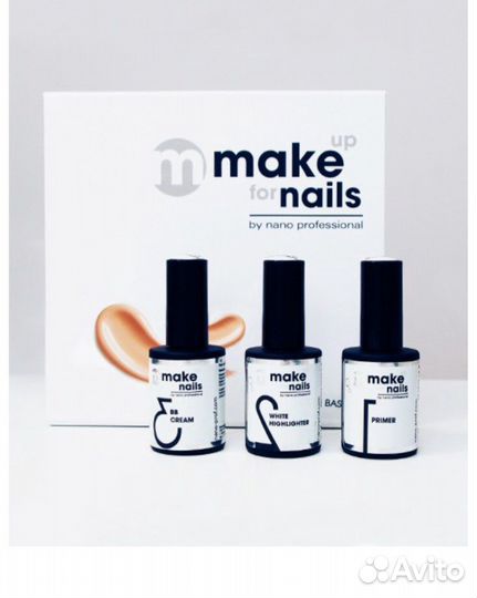 Набор гелей make up for nails “Basic set”